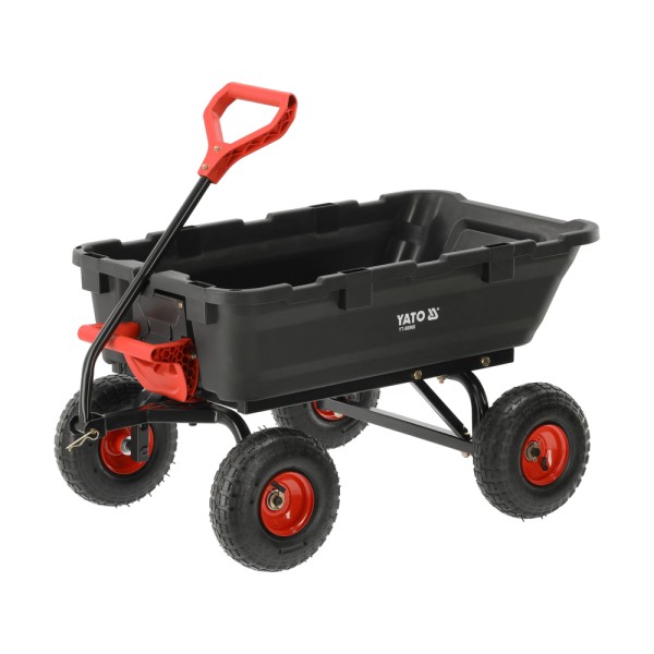 WÓZEK OGRODOWY Z WYWROTKĄ XL 350KG KOŁA 10