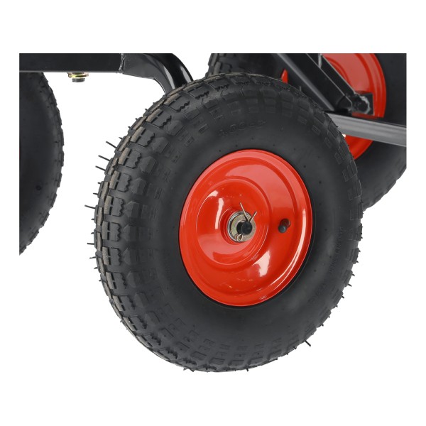 WÓZEK OGRODOWY Z WYWROTKĄ XXL 550KG KOŁA 13