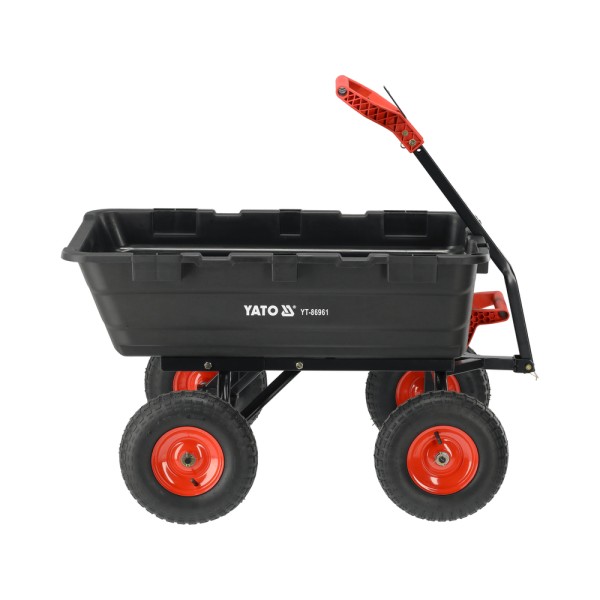 WÓZEK OGRODOWY Z WYWROTKĄ XXL 550KG KOŁA 13