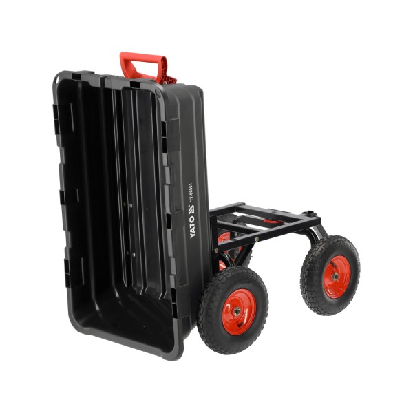 WÓZEK OGRODOWY Z WYWROTKĄ XXL 550KG KOŁA 13