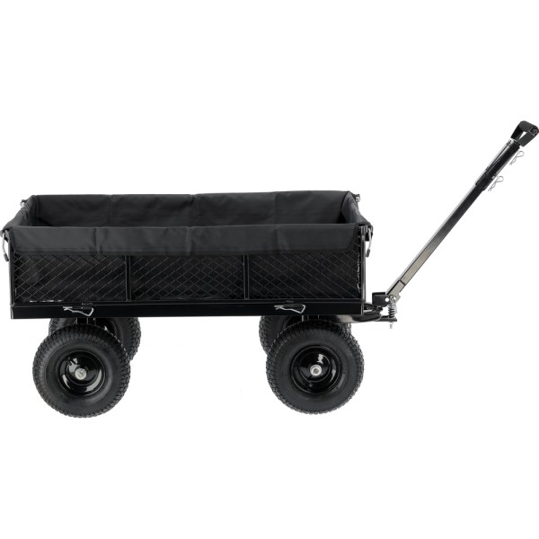 WÓZEK OGRODOWY XL 450KG Z POKROWCEM KOŁA 13