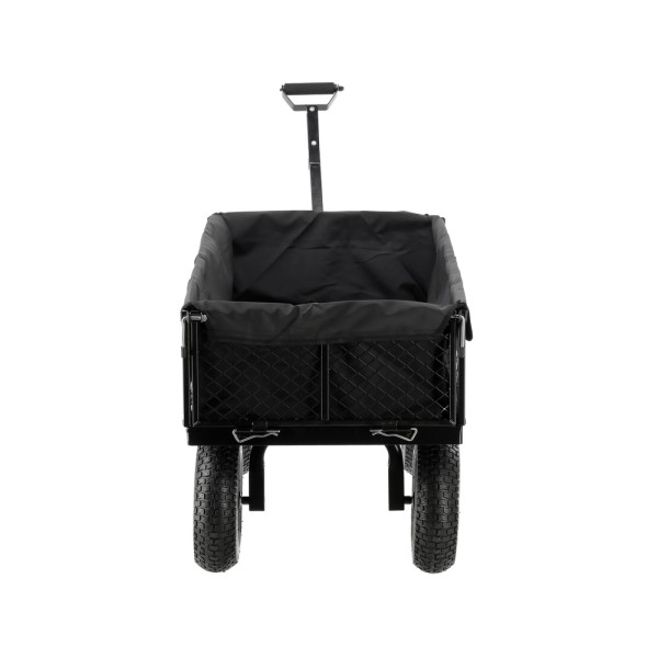 WÓZEK OGRODOWY XL 450KG Z POKROWCEM KOŁA 13