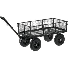 WÓZEK OGRODOWY XL 450KG Z POKROWCEM KOŁA 13