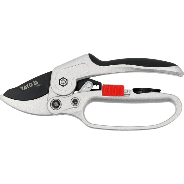 SEKATOR KOWADEŁKOWY ALUMINIOWY  Z GRZECHOTKĄ 200MM ORAZ BLOKADĄ OTWARCIA YT-88123