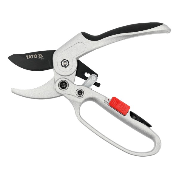 SEKATOR KOWADEŁKOWY ALUMINIOWY  Z GRZECHOTKĄ 200MM ORAZ BLOKADĄ OTWARCIA YT-88123