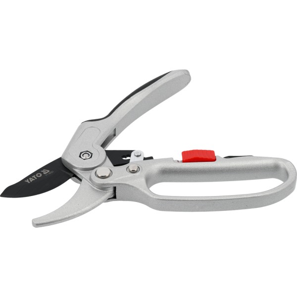 SEKATOR KOWADEŁKOWY ALUMINIOWY  Z GRZECHOTKĄ 200MM ORAZ BLOKADĄ OTWARCIA YT-88123