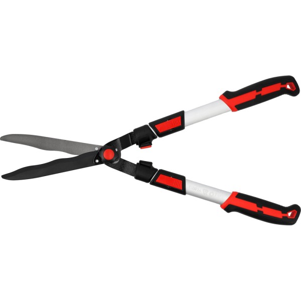 NOŻYCE DO ŻYWOPŁOTU FALISTE TELESKOPOWE ALUMINIOWE YT-88213