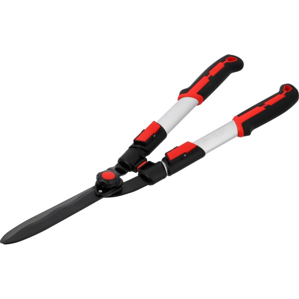 NOŻYCE DO ŻYWOPŁOTU FALISTE TELESKOPOWE ALUMINIOWE YT-88213