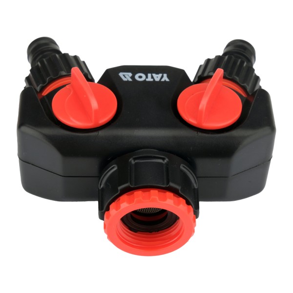 PRZYŁĄCZE KRANOWE Z 2 WYJŚCIAMI 3/4