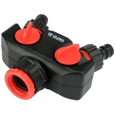 PRZYŁĄCZE KRANOWE Z 2 WYJŚCIAMI 3/4