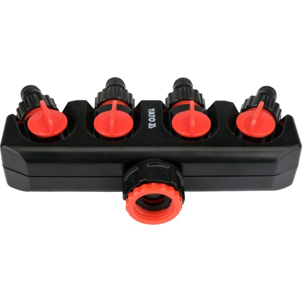 PRZYŁĄCZE KRANOWE Z 4 WYJŚCIAMI 3/4