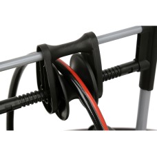 WĄŻ NA WÓZKU 25 M ZWIJANY STOPĄ YT-90120