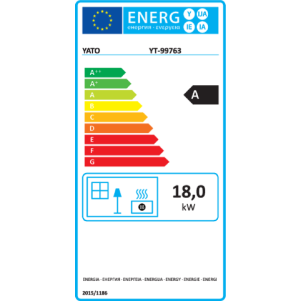 NAGRZEWNICA OLEJOWA NA PODCZERWIEŃ 18KW YT-99763