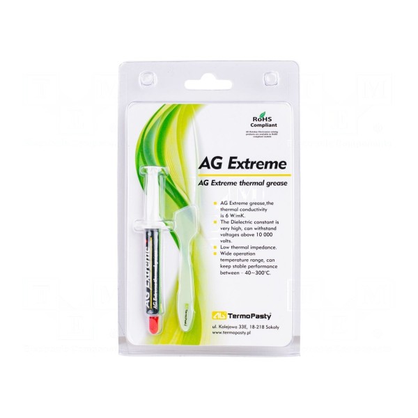 Pasta termoprzewodząca AG TERMOPASTY ART.AGT-108