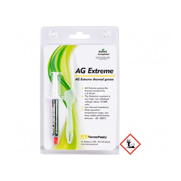 Pasta termoprzewodząca AG TERMOPASTY ART.AGT-108