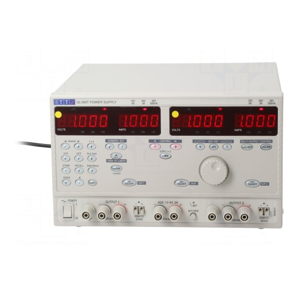 Zasilacz laboratoryjny: standardowy AIM-TTI QL355T SII