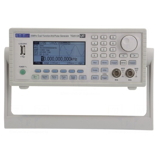 Generator laboratoryjny: funkcyjny, arbitralny AIM-TTI TG2512A