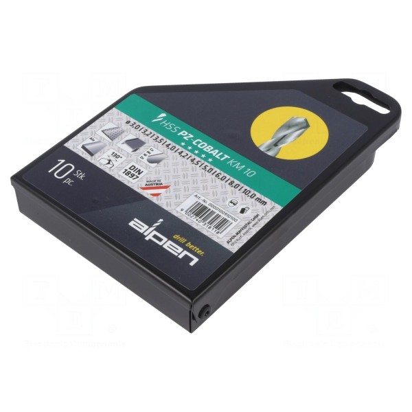 Zestaw wierteł ALPEN-MAYKESTAG 0000100910100