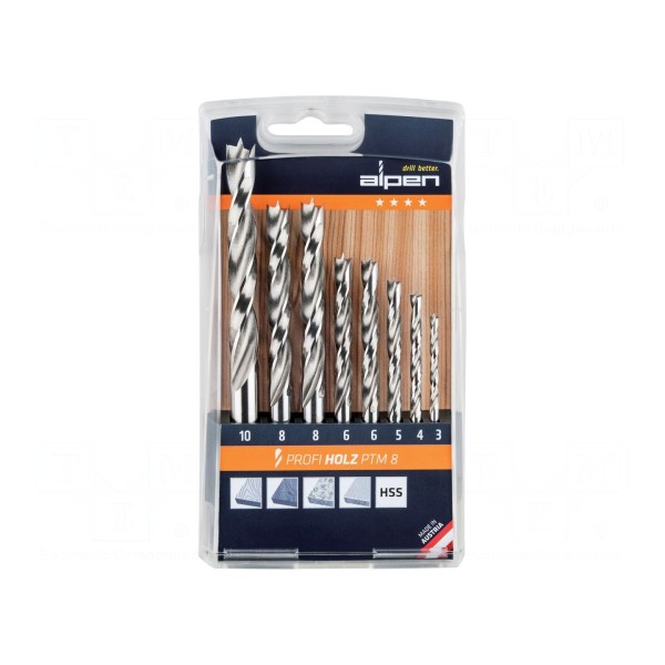 Zestaw wierteł ALPEN-MAYKESTAG 0000600093100