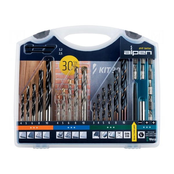 Zestaw wierteł ALPEN-MAYKESTAG 0000800230100