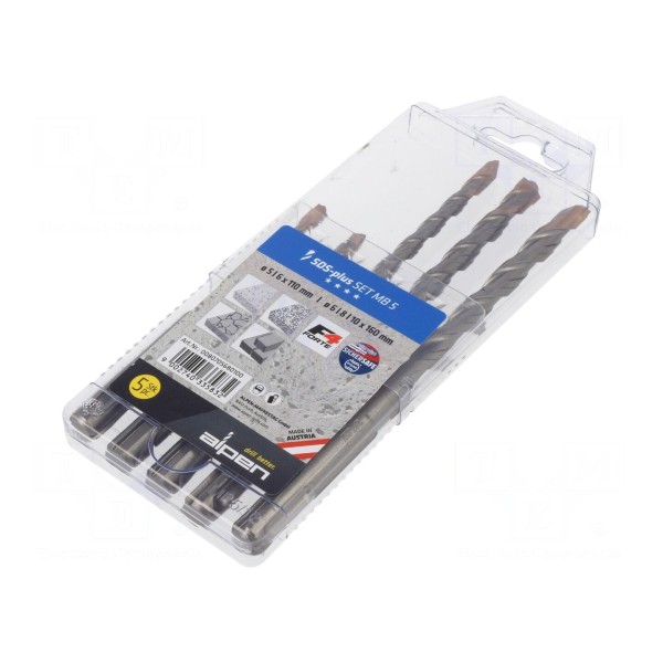 Zestaw wierteł ALPEN-MAYKESTAG 0080705680100