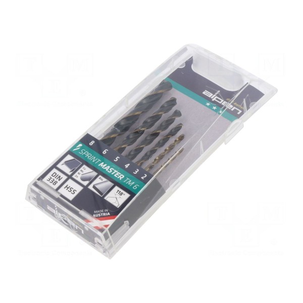 Zestaw wierteł ALPEN-MAYKESTAG 0000811122100