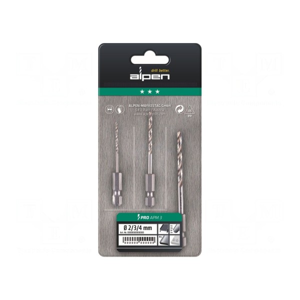 Zestaw wierteł ALPEN-MAYKESTAG 0095200234100