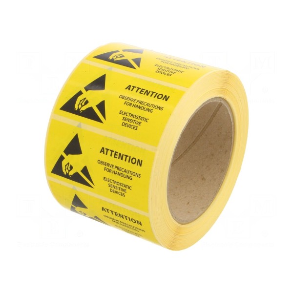 Etykieta samoprzylepna ANTISTAT 055-0003