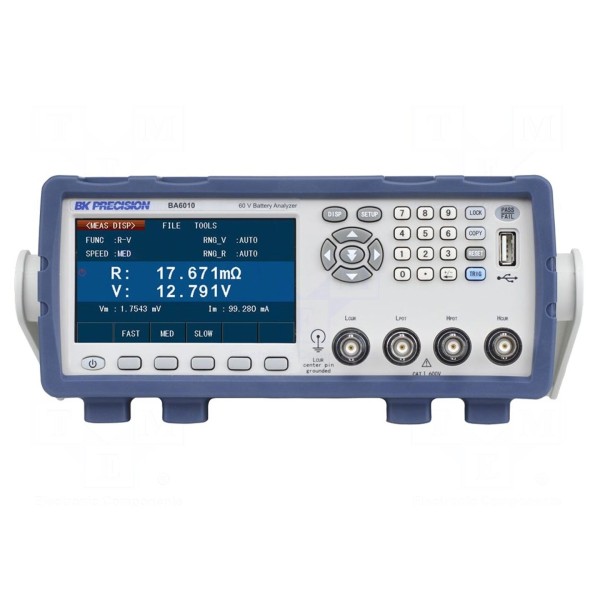 Tester: akumulatorów i baterii B&K PRECISION BA6010