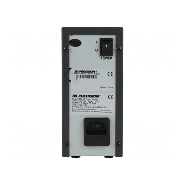 Zasilacz laboratoryjny: standardowy B&K PRECISION BK1550