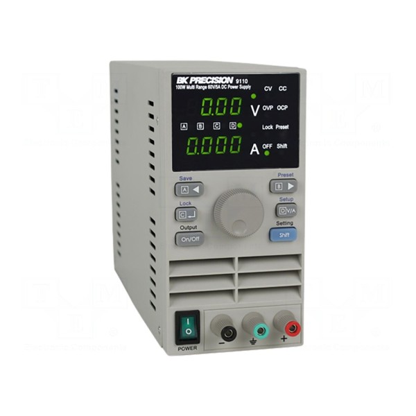Zasilacz laboratoryjny: standardowy B&K PRECISION BK9110