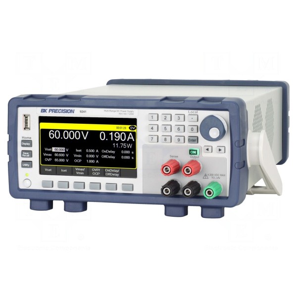 Zasilacz laboratoryjny: programowalny B&K PRECISION BK9241