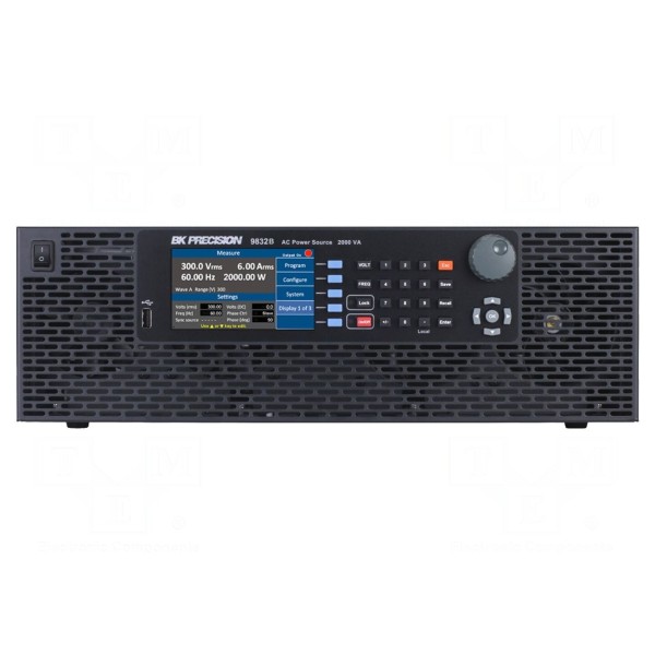 Zasilacz laboratoryjny: programowalny B&K PRECISION BK9832B