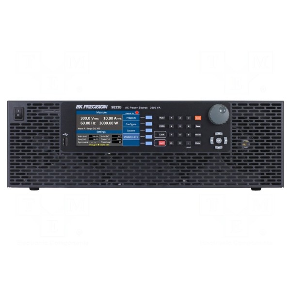 Zasilacz laboratoryjny: programowalny B&K PRECISION BK9833B