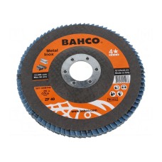 Tarcza szlifierska płatowa BAHCO 3927-125IM-P40