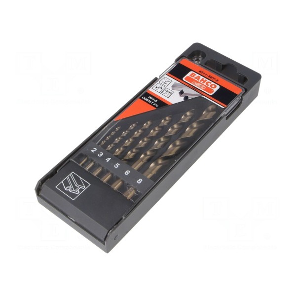 Zestaw wierteł BAHCO 4511-SET-6