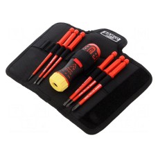 Wkrętak: izolowany-zestaw BAHCO 808061