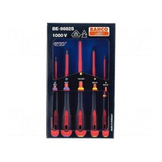 Wkrętak: izolowany-zestaw BAHCO BE-9882S