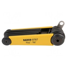 Zestaw narzędzi: klucze BAHCO TAHBE-9787