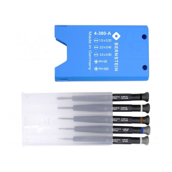 Wkrętak: precyzyjny-zestaw BERNSTEIN 4-380-A