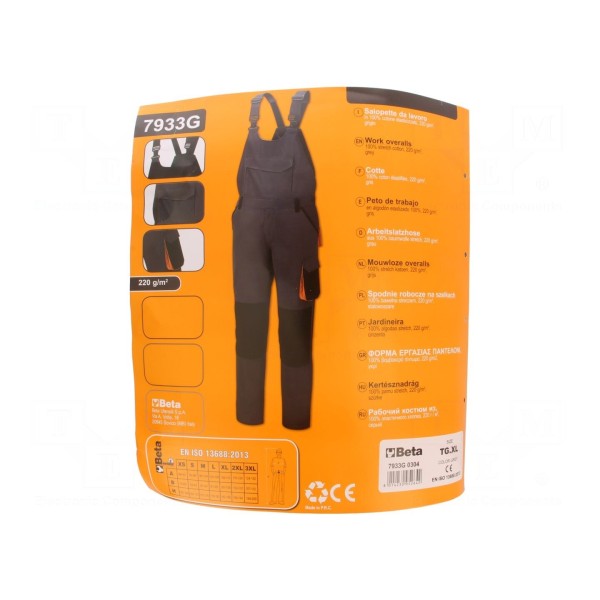 Spodnie robocze BETA 079330304