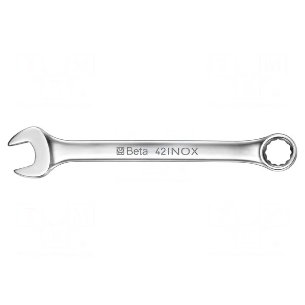 Klucz: płasko-oczkowy BETA BE42INOX/7