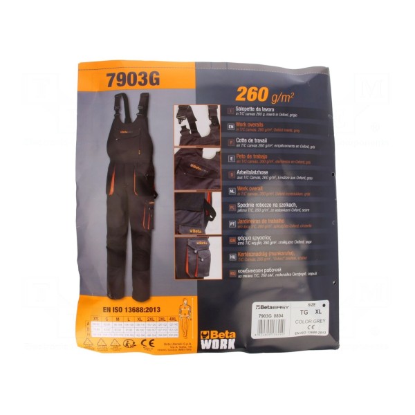 Spodnie robocze BETA 079030804