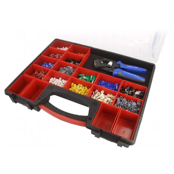 Zestaw narzędzi: do zaciskania końcówek BM GROUP BM00413