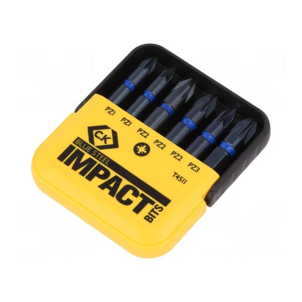 Zestaw narzędzi: końcówki wkrętakowe C.K T4511