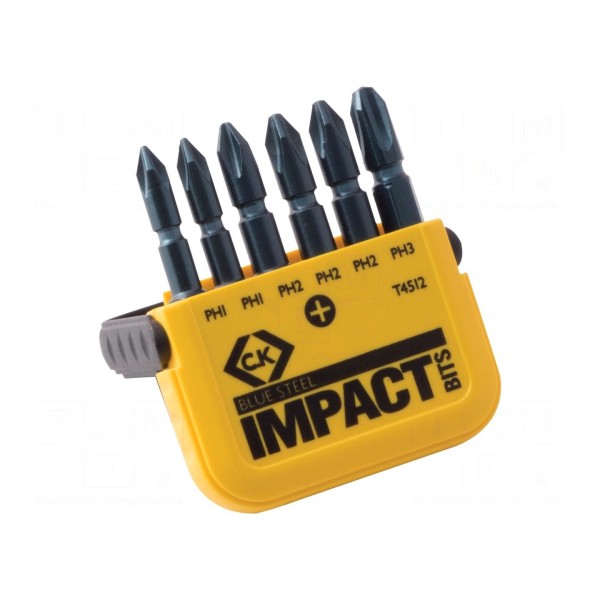 Zestaw narzędzi: końcówki wkrętakowe C.K T4512