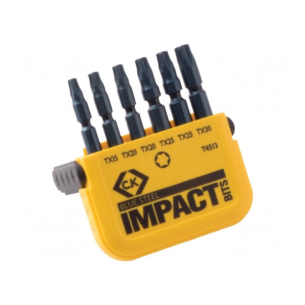 Zestaw narzędzi: końcówki wkrętakowe C.K T4513
