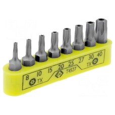 Zestaw narzędzi: końcówki wkrętakowe C.K T4527