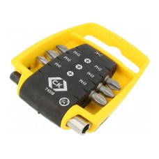 Zestaw narzędzi: końcówki wkrętakowe C.K T4518