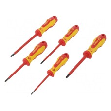 Wkrętak: izolowany-zestaw C.K T4728